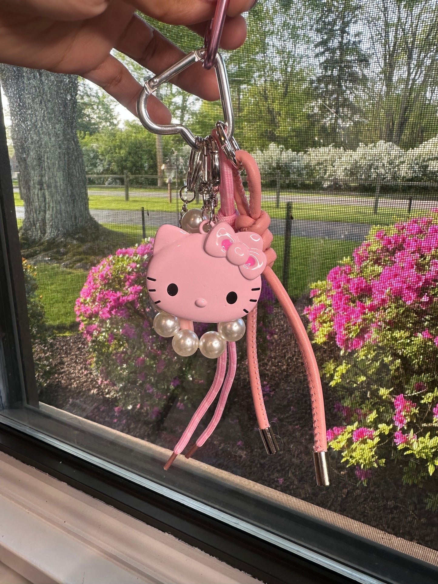 “pink pearl hk” bag charm