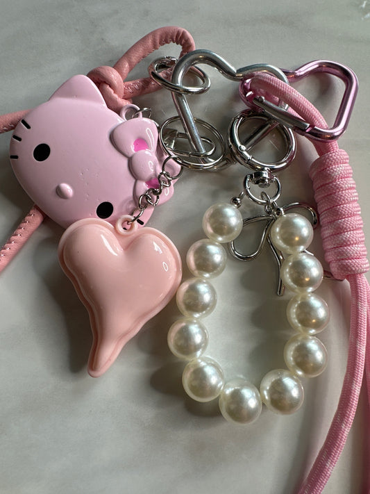 “pink pearl hk” bag charm