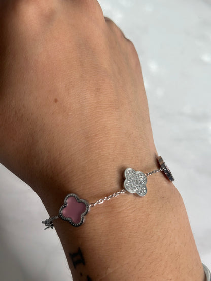 “silver blossom” bracelet