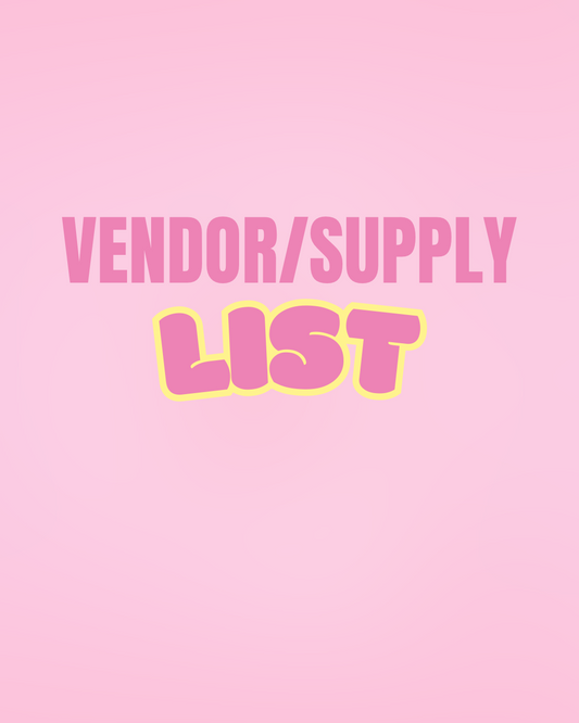 junk case vendor/supply list